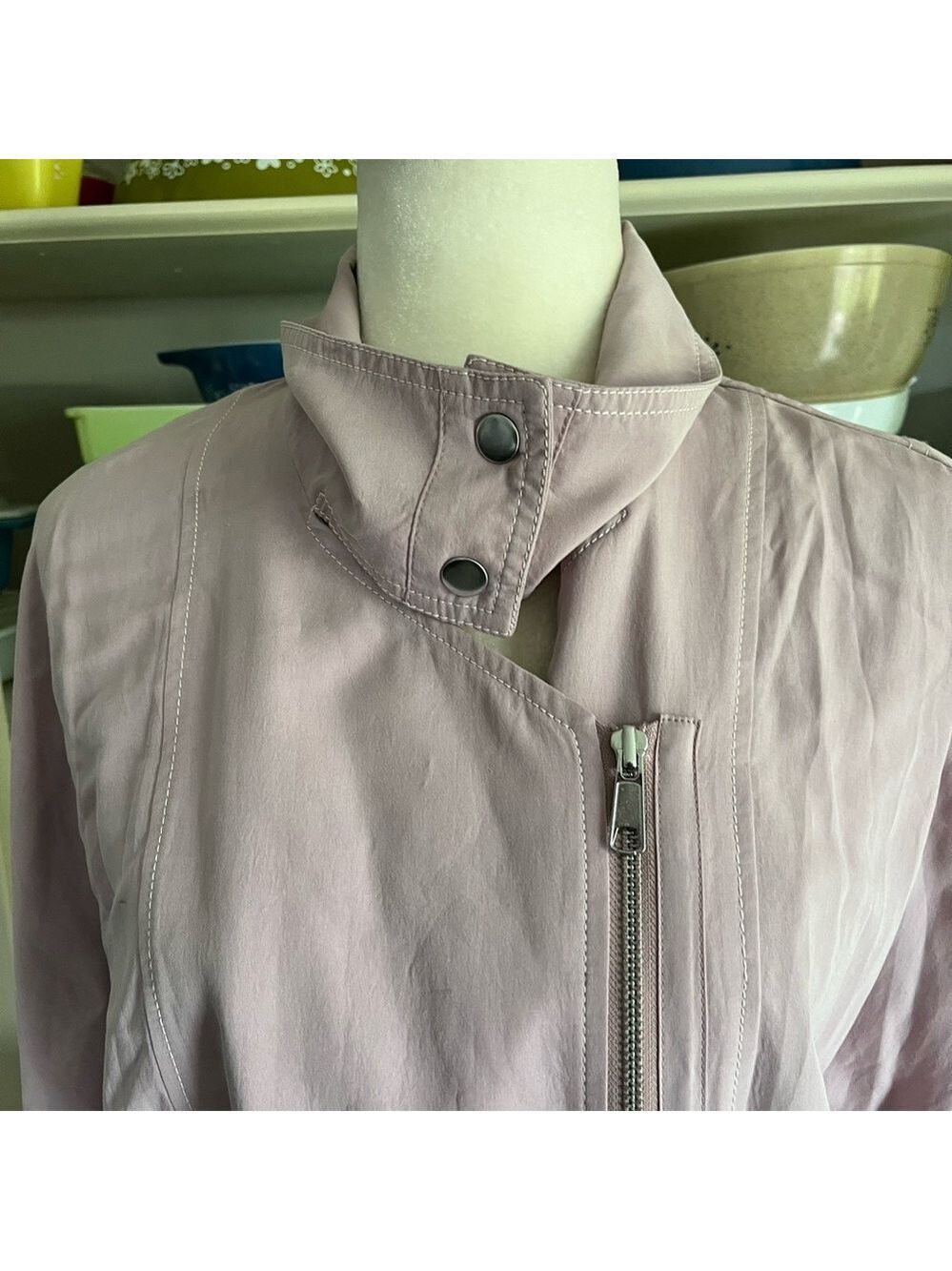 Anthropologie Danuta Cupro Jacket - Size Medium View 6
